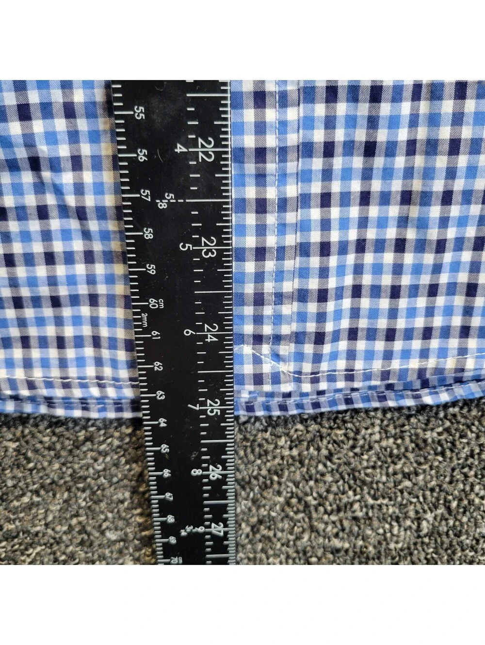 Ralph Lauren Blue Plaid Boy's Sz L Button-Down